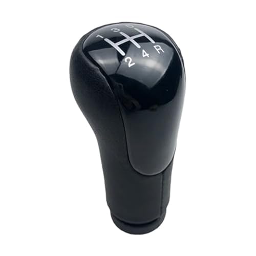 XEDLAMP 5/6-Gang-Auto-Schaltknauf-Abdeckung, for Ford, for Fiesta, MK6 Connect Fusion 2002–2008, Hebelmanschette, Kofferraumhülle Schaltsack(BLACK Black Pen) von XEDLAMP
