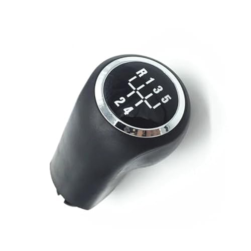 XEDLAMP 5 6-Gang-Schaltknauf Gamasche Kofferraumhebel Schaltstiftgriff Handballabdeckung, for Opel, for Vauxhall, Zafira B 2005-2014 Schaltsack(BLACK 5 Speed gearknob) von XEDLAMP