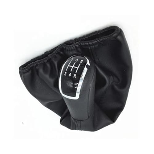 XEDLAMP 5 6-Gang-Schaltknauf-Hebelmanschettenmanschettenabdeckung, for, C-Klasse W203 S203 W202 BJ 93–01, A-Klasse W168 97–04 Schaltsack(BLACK Black 12345R) von XEDLAMP