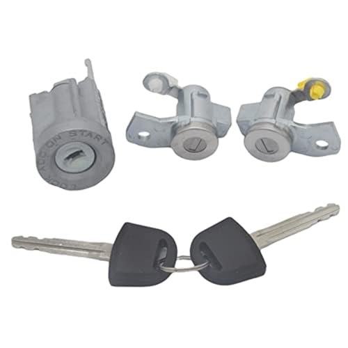XEDLAMP AL214 8973765610 8973765620 Zündschloss Links Rechts Türschloss Zylinder Schlüssel Set, for HOLDEN, for Isuzu, 02-10 RODEO DMAX D-MAX DENVER(BLACK Lock Set) von XEDLAMP