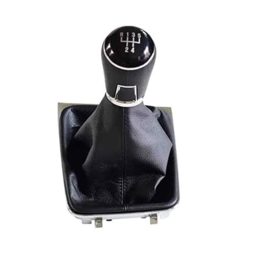 XEDLAMP Auto 5/6-Gang-Schaltknauf-Abdeckung, for VW, Golf, 7 MK7 GTI GTD 2013–2017, Handball-Gamaschenmanschette, manuelles Auto-Styling Schaltsack(BLACK 5 Speed) von XEDLAMP