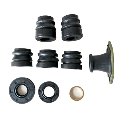 XEDLAMP Chinesische Kettensägen-Öldichtung, ringförmiger Gummi-Dämpfer-Ansaugsatz, for 45CC 52CC 58CC 4500 5200 5800 Ersatzteile Kurbelwellendichtung für Kettensägen von XEDLAMP