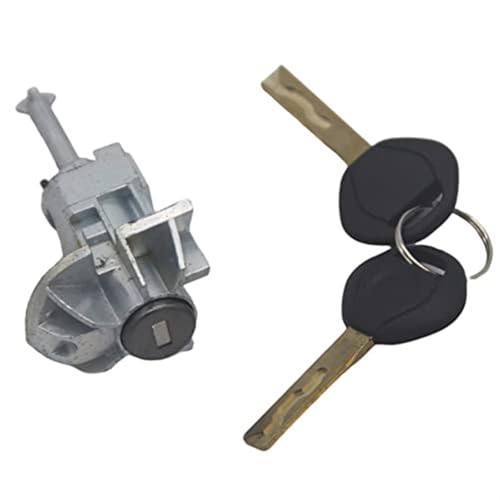 XEDLAMP For, E46 3er-Serie, kompletter Türschlosszylinder vorne links mit 2 Schlüsseln(BLACK Assembled Left Lock) von XEDLAMP