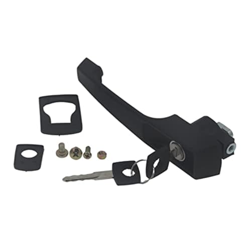 XEDLAMP Linker rechter Türgriff mit Schließzylinderschlüsseln, for, G-KLASSE W460 W461 W463 T1 VARIO 6707600159(BLACK 1pc Handle) von XEDLAMP
