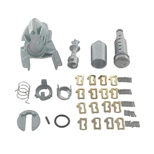 XEDLAMP Linkes Türschloss auf der Fahrerseite, for, X5 E53 2000–2006, mit 2 Schlüsseln(BLACK Repair Set) von XEDLAMP