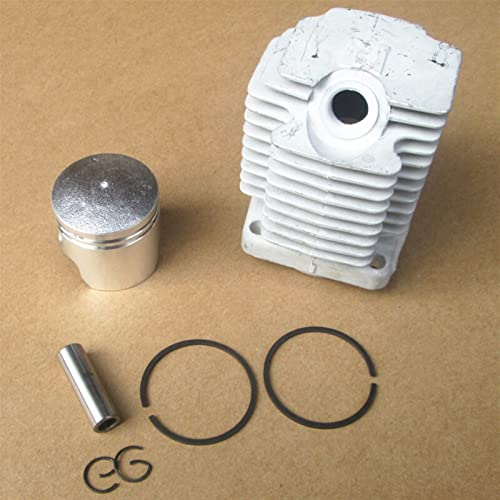 XEDLAMP NB411 Zylinder Kolben Kit 40mm, for Robin, for Subaru, EC04 CG411 40. 2CC Pinsel Cutter Liner Koblen Ring Clips Pin Assy Strimme Motorzylinder von XEDLAMP