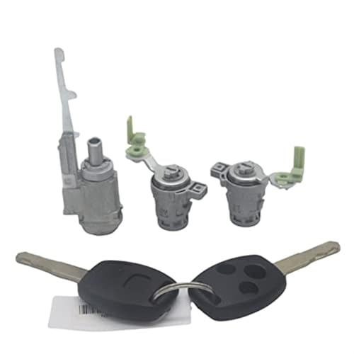 XEDLAMP SCHLOSS-SET ZÜNDSCHALTER BARREL TÜRSCHLOSS MIT KNOPFSCHLÜSSELN for CRV 03-06 ELEMENT 03-11(BLACK 3-Button Keys) von XEDLAMP