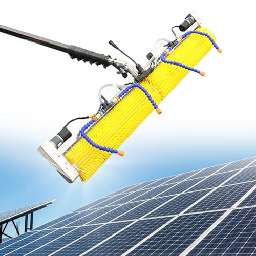 Elektrische Solar-Reinigungsmaschine, Fensterreinigung, Elektrisches Solar-Solarpanel-Reinigungswerkzeug, Spezielle DachwasserbüRste, AußEnreinigungswerkzeug, Fensterreinigung,5m von XEEAOFE