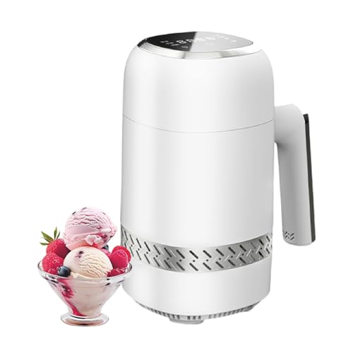 Tragbare Eismaschine, 300ml Geringe Geräuschentwicklung Multifunktionelle Gefrorene-Joghurt-Maschine für den Hausgebrauch, Multifunktions-Softeis-Hersteller von XEEAOFE