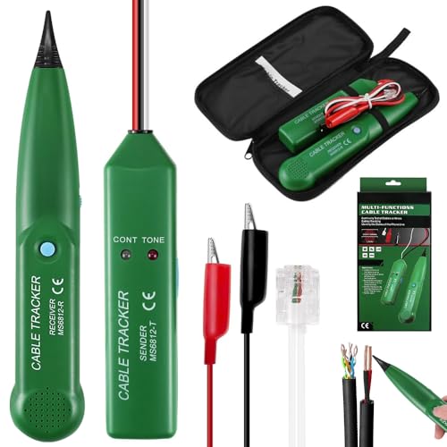 Kabelbruch Suchgerät Mähroboter, Cable Tracker, Kabelfinder Kabeltester Leitungssucher, Schaltkreis Tester, Telefonleitung Tracker für Netzwerk Wartung Collation, Durchgang des Testschaltkreises von XEERUN