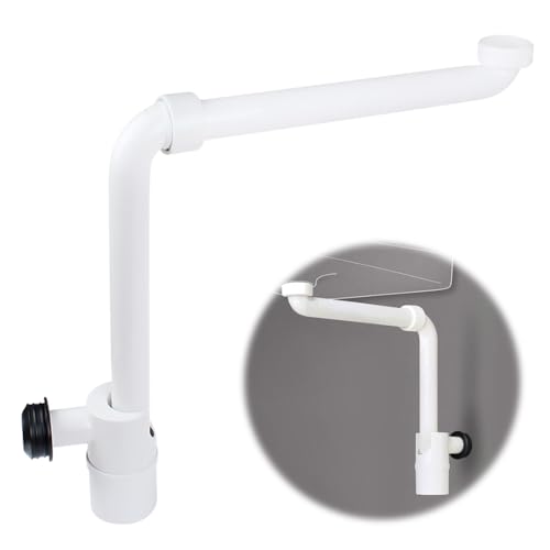 XEERUN 1 1/4 Zoll Raumsparsiphon für Waschtisch, Geruchsverschluss für Waschbecken, Raumsparsiphon für Badezimmer, Siphon flach - Bad - 360° flexibel einstellbar XEERUN 1 1/4 Zoll Raumsparsiphon für Waschtisch, Geruchsverschluss für Waschbecken, Raumsparsiphon für Badezimmer, Siphon flach - Bad - 360° flexibel einstellbar von XEERUN