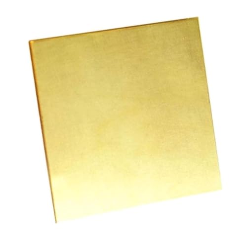 1 Stück Messingblech – 0,3 mm dick, glatte Oberfläche, langlebige Messingmetallplatte for Präzisionsteile und Schweißarbeiten(100x200mm) von XEINNILL