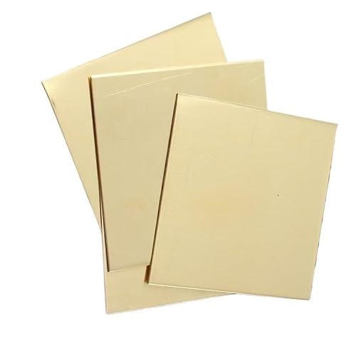 1 Stück Messingblech – 1,5 mm dick, glatte Oberfläche, hervorragende Leitfähigkeit for Präzisionsteile und Schweißarbeiten.(200x300mm) von XEINNILL
