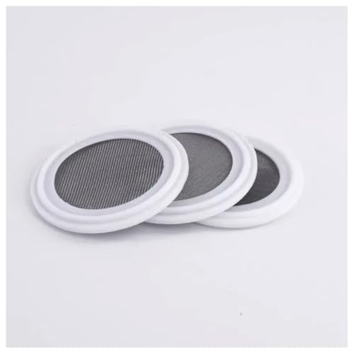XEINNILL 1 Stück 304 SUS PTFE Sanitärdichtungsstreifen for Homebrew – Tri-Clamp mit 150 Mikron Mesh-Filtersieb(500Mesh 91mmod-3Inch Tc) von XEINNILL