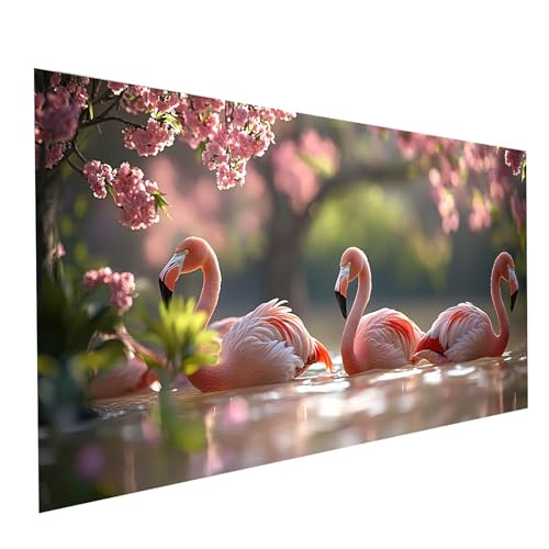 5D Diamond Painting Erwachsene Flamingo Square Volldiamant Malen Nach Zahlen Tier, Diamant Strasssteine DIY Set mit Diamond Painting Zubehör,Bastelset Erwachsene für Zimmer Deko 160 x 80 cm Model09255 5D Diamond Painting Erwachsene Flamingo Square Volldiamant Malen Nach Zahlen Tier, Diamant Strasssteine DIY Set mit Diamond Painting Zubehör,Bastelset Erwachsene für Zimmer Deko 160 x 80 cm Model09255 von XELIETOO