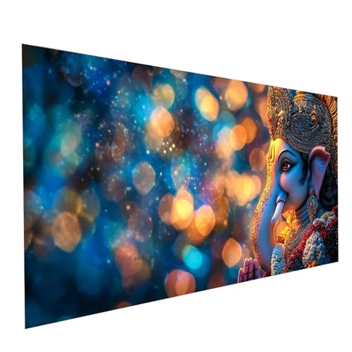 5D Diamond Painting Erwachsene Indien Runden Volldiamant Malen Nach Zahlen Verträumt, Diamant Strasssteine DIY Set mit Diamond Painting Zubehör, Bastelset Erwachsene, Zimmer Deko 200x100cm Model-07352 von XELIETOO