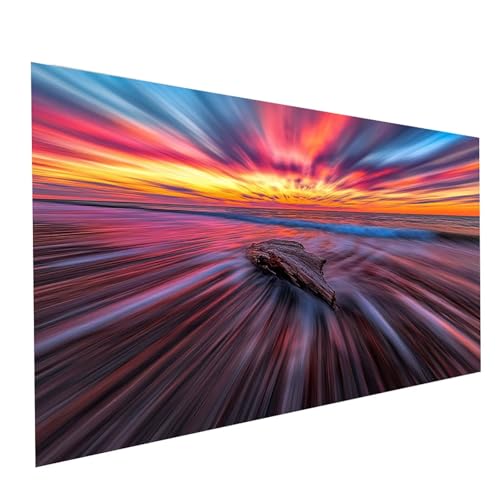 5D Diamond Painting Erwachsene Strand Square Volldiamant Malen Nach Zahlen Abstrakt, Diamant Strasssteine DIY Set mit Diamond Painting Zubehör, Bastelset Erwachsene für Zimmer Deko 160x80cm Model08455 von XELIETOO