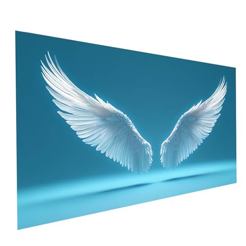 5D Diamond Painting Erwachsene Weiß Square Volldiamant Malen Nach Zahlen Flügel, Diamant Strasssteine DIY Set mit Diamond Painting Zubehör, Bastelset Erwachsene für Zimmer Deko 80 x 40cm Model-09475 5D Diamond Painting Erwachsene Weiß Square Volldiamant Malen Nach Zahlen Flügel, Diamant Strasssteine DIY Set mit Diamond Painting Zubehör, Bastelset Erwachsene für Zimmer Deko 80 x 40cm Model-09475 von XELIETOO