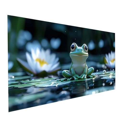 Diamond Painting Frosch, 5D DIY Malen Nach Zahlen Erwachsene mit Diamond 100x200cm, Diamant Painting Bilder Blume, Runden Strasssteine Stickerei Embroidery kit, für Wandbilder Zimmer Deko Model-09184 Diamond Painting Frosch, 5D DIY Malen Nach Zahlen Erwachsene mit Diamond 100x200cm, Diamant Painting Bilder Blume, Runden Strasssteine Stickerei Embroidery kit, für Wandbilder Zimmer Deko Model-09184 von XELIETOO