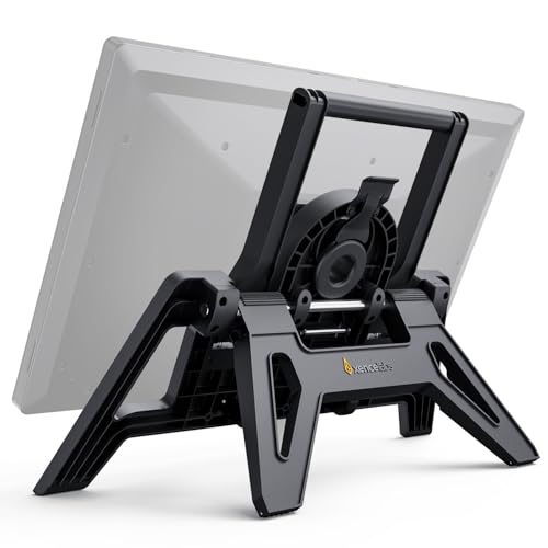 XENCELABS Multi-Axis Stand für Pen Display 24 - Ergonomischer Verstellbarer Künstler-Standfuß mit VESA-Kompatibilität Leicht mit Sicherer Klemme Drehung und Neigung Hoch- und Querformat von XENCELABS