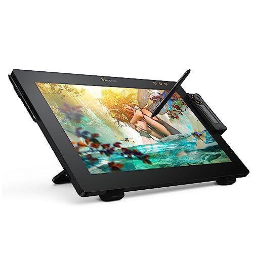 Xencelabs Pen Display 24 Grafiktablett 4K Professionelle 99% Adobe RGB Zeichenmonitor Zeichentablett mit 2 Batterielosen Stiften 8192 und Quick Keys Kompatibel für Windows-ARM/Windows/Mac/Linux von XENCELABS