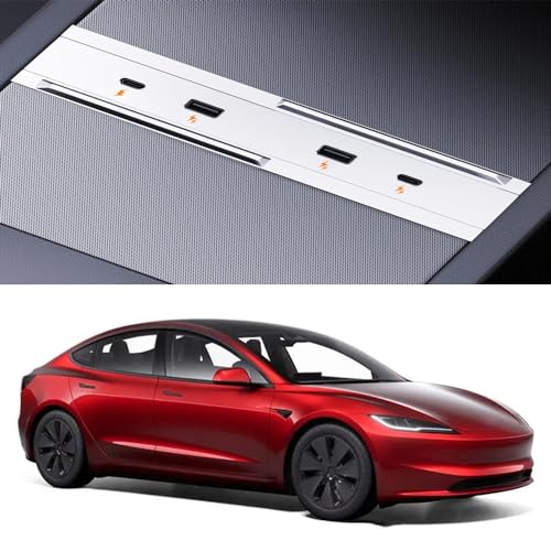 XENITE Für Tesla Model 3 Highland 2024 65W Expansion Dock Zentrale Steuerung Lade Shunt USB HUB Zubehör Extender Schnelle Intelligente ​ von XENITE