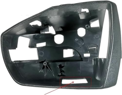 XENITE Spiegelrahmenabdeckung,Auto Links Rechts Seite Flügel Spiegel Rahmen Für Ford KUGA MKII 2 2013-2018 Mondeo MK3 MKIII 3 2000-2007 gehäuse Trim.,D/Left No Hole von XENITE