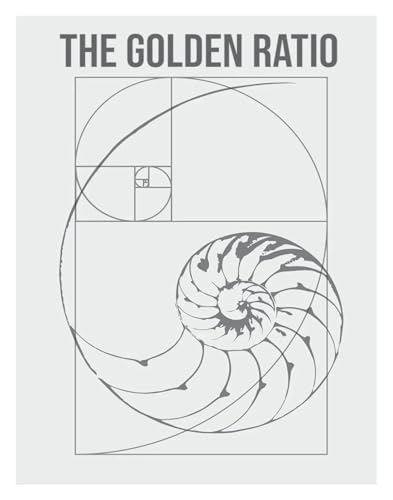 XENITE Wandkunst-Leinwanddrucke Fibonacci Spirale Vintage Wand Kunst Leinwand Malerei Golden Ratio Poster Keine Rahmen Drucke Idee Wissenschaft Dekoration(E,20X30cm) von XENITE
