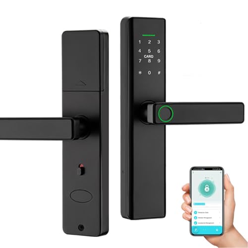 Xenocam Smart Door Lock, Fingerprint Keyless Entry, Biometric Digital Ring Touch Screen, Electronic Lock With Keypad for Home, Free APP, NFC Card, Works With Tuya App Xenocam Smart Door Lock, Fingerprint Keyless Entry, Biometric Digital Ring Touch Screen, Electronic Lock With Keypad for Home, Free APP, NFC Card, Works With Tuya App von XENOCAM