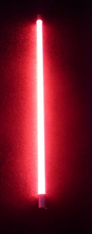 XENON LED Außen-Wandleuchte 1613 LED Gabionen Röhr m. Kunststoff-Röhre 123cm Rot, LED Röhre T8, Xenon von XENON