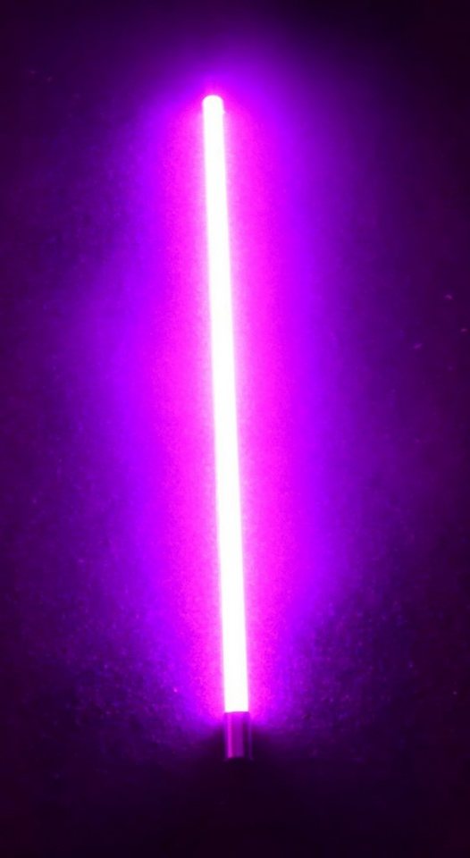 XENON LED Außen-Wandleuchte LED Gabionen Leuchte m. Kunststoff-Röhre 63cm Violett, LED Röhre T8, Xenon von XENON