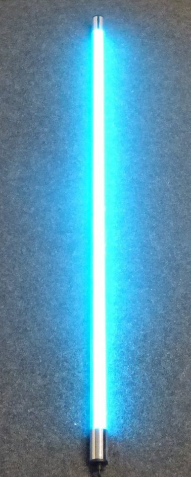 XENON LED Außen-Wandleuchte LED Gabionen Röhr m. Kunststoff-Röhre 123cm Blau, LED Röhre T8, Xenon von XENON