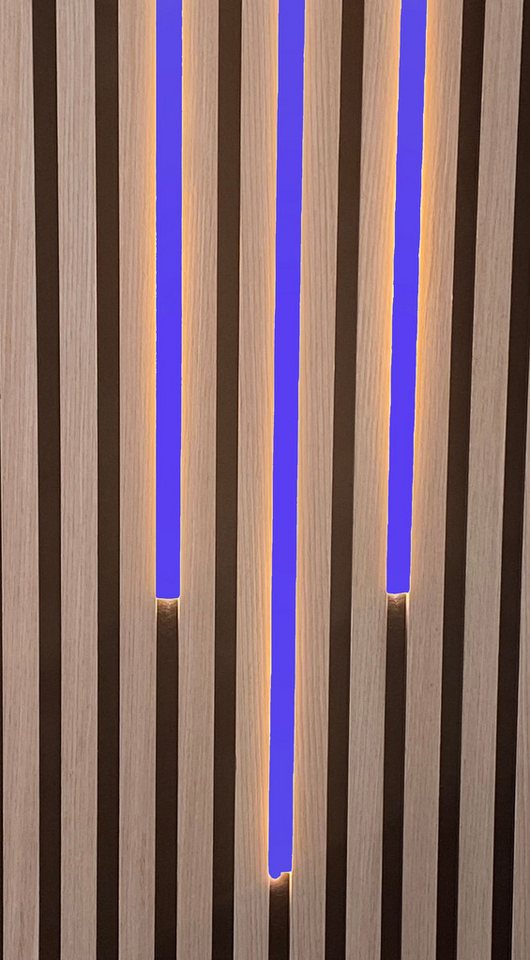 XENON LED Dekolicht 2271 LED ALU Leuchte f Paneele 18mm Abstand 3x100cm Netzteile BLAU, Xenon / BLAU von XENON