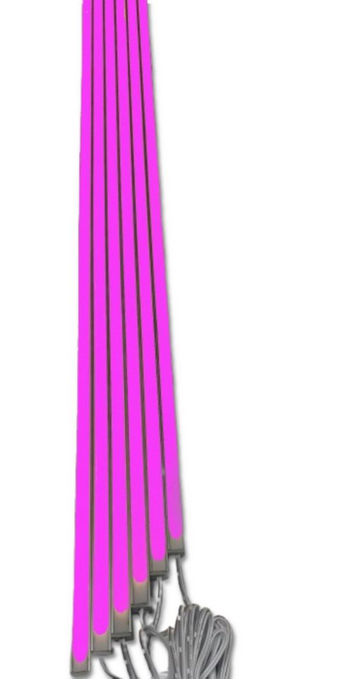 XENON LED Dekolicht 2298 LED ALU Leuchte 16mm Schiene 6x50cm RGB Mehrfarbig +Fernbedienung, Xenon / Mehrfarbig RGB von XENON