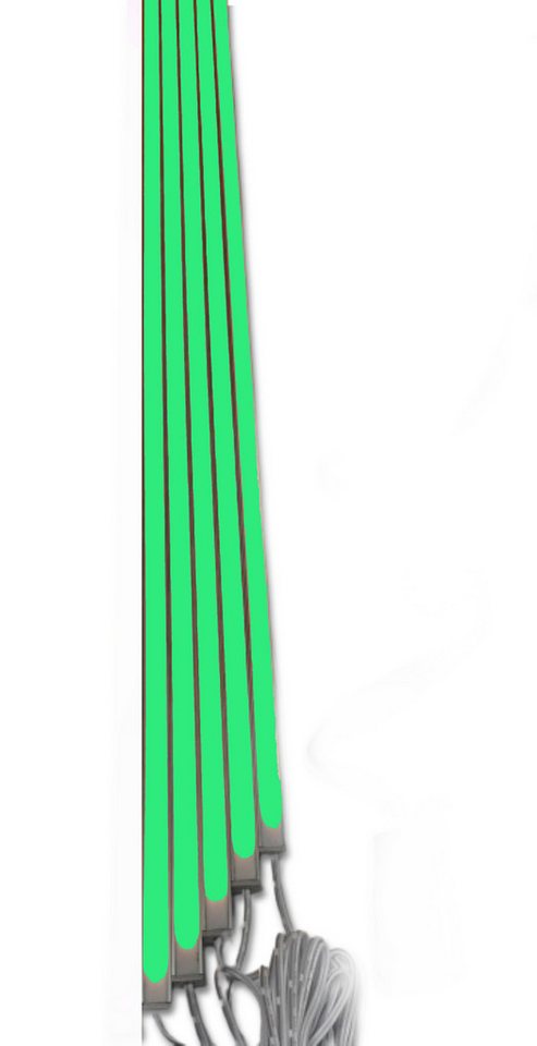 XENON LED Dekolicht 2383 LED ALU Leuchte f Paneele 18mm Abstand 5x100cm Netzteile GRÜN, Xenon / GRÜN von XENON