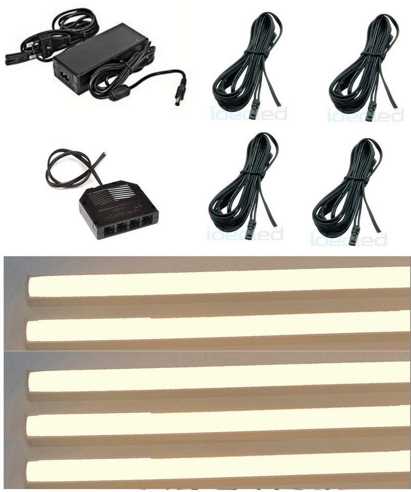 XENON LED Dekolicht 2837 LED Regal Beleuchtung warm weiß 5 x 0,3 m inclusive Netzteil, Xenon / Warm Weiß von XENON