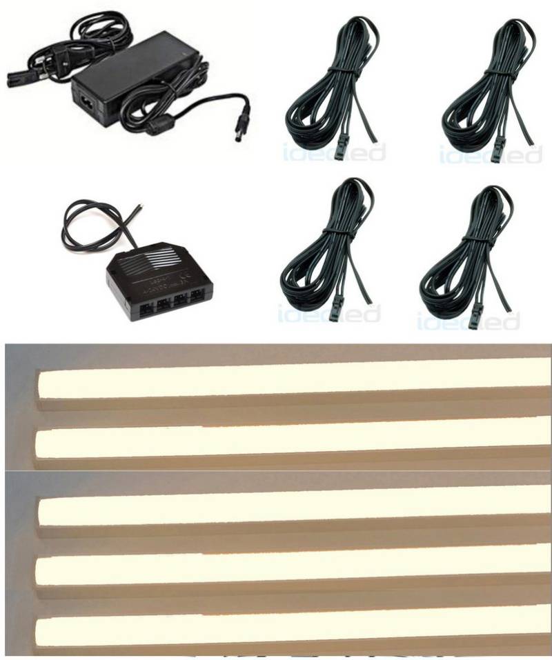 XENON LED Dekolicht 2837 LED Regal Beleuchtung warm weiß 5 x 0,3 m inclusive Netzteil, Xenon / Warm Weiß XENON LED Dekolicht 2837 LED Regal Beleuchtung warm weiß 5 x 0,3 m inclusive Netzteil, Xenon / Warm Weiß von XENON