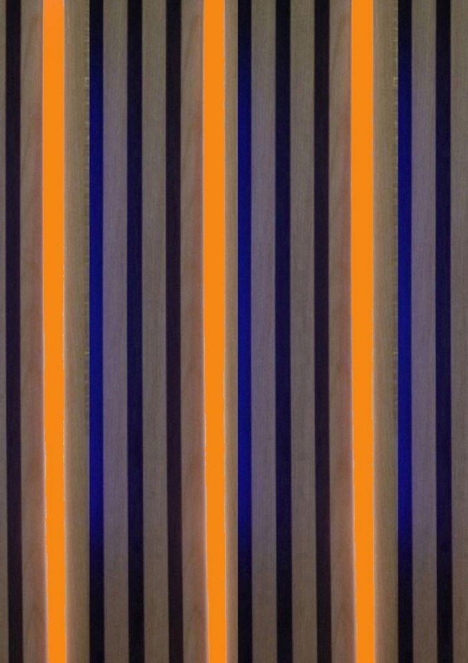 XENON LED Dekolicht 3392 LED Leuchte Kunst. Schiene weiß 3x150cm inkl. Netzteil ORANGE, Xenon / Orange von XENON