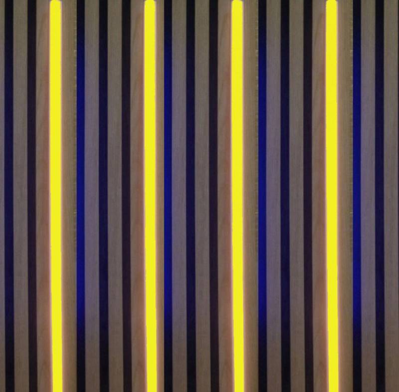 XENON LED Dekolicht 3725 LED Leuchte Kunststoff Schiene 4x150cm Netzteil Gelb, Xenon / Gelb von XENON