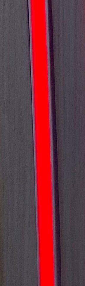 XENON LED Dekolicht 4072 LED Leuchte ALU Schiene Slim 50cm matt Rot inklusive Netzteil, Xenon / ROT von XENON