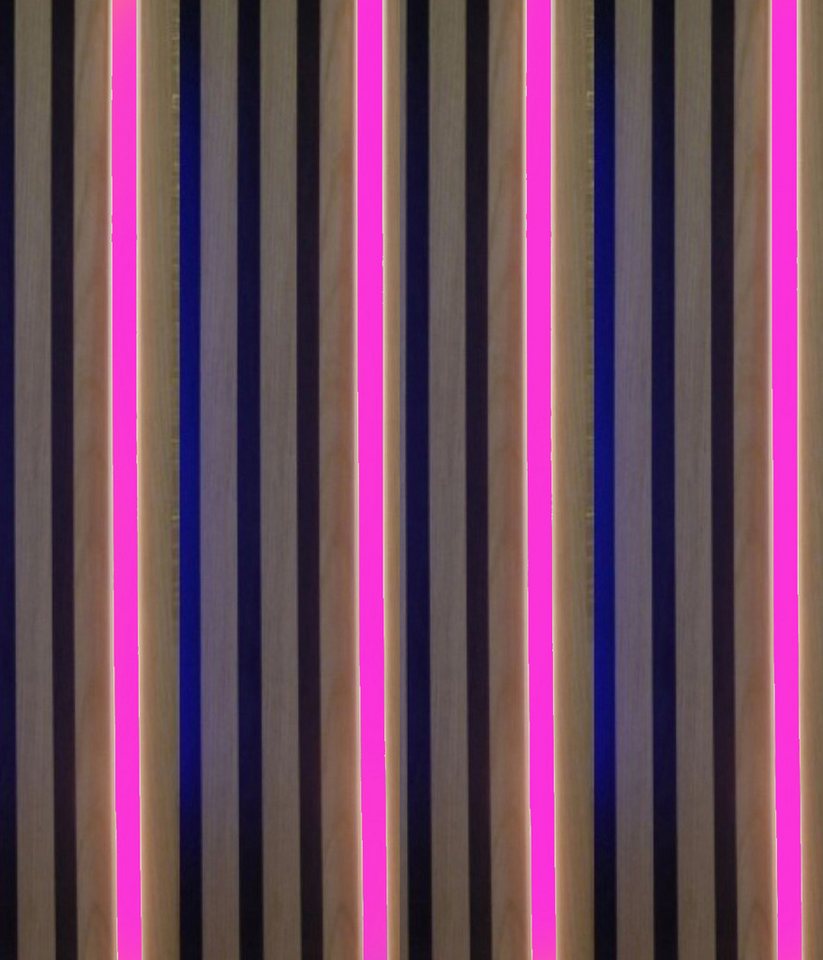 XENON LED Dekolicht 4129 LED Leuchte ALU Schiene Slim 4x50cm matt Pink + Netzteil, Xenon /Pink von XENON