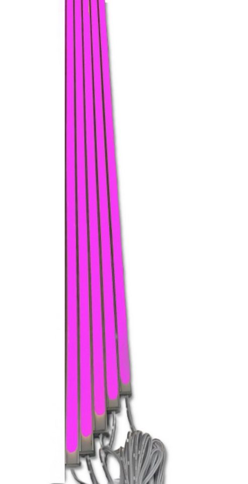 XENON LED Dekolicht 4690 LED RGB Leuchte Kunststoff-Weiß 5 x 100cm 4-Zonen Fernbedienung, Xenon / Mehrfarbig RGB von XENON