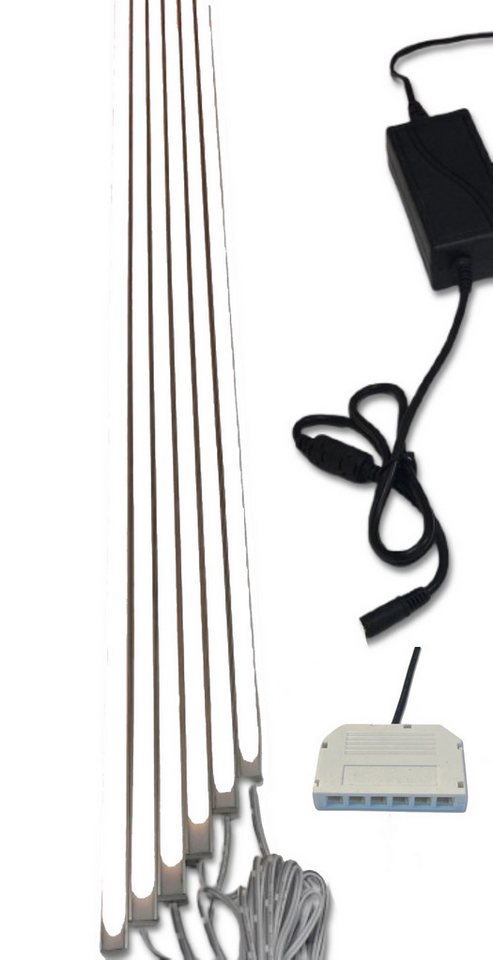 XENON LED Dekolicht 7523 LED Leuchte Kunststoff Schiene weiß 6x100cm Netzteil Kalt Weiß, Xenon / Kalt Weiß XENON LED Dekolicht 7523 LED Leuchte Kunststoff Schiene weiß 6x100cm Netzteil Kalt Weiß, Xenon / Kalt Weiß von XENON