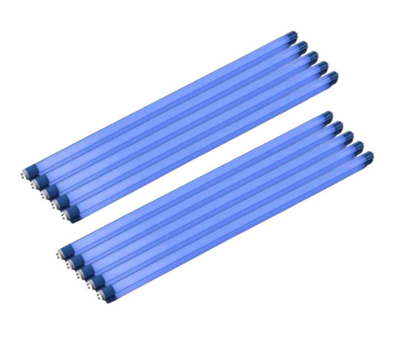 XENON LED Dekolicht 8737 LED Röhre 10erPack 230 Volt 10W T8 150cm 1000Lm Kunststoff Blau, Xenon / Blau von XENON