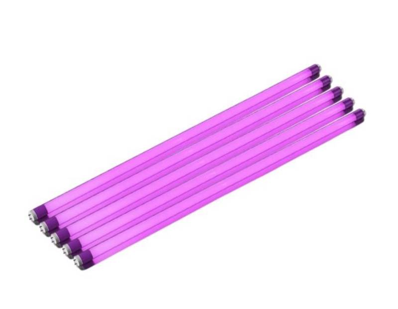 XENON LED Dekolicht 8952 LED Röhre 230 Volt 5er Pack 9W T8 60cm 1000 Lm Kunststoff Pink, Xenon /Pink von XENON