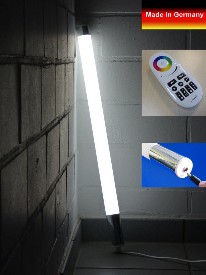 XENON LED Wandleuchte 10182 LED Stab EXTRA Hell 1,53 m 29W 1880Lm 4-Zonen Fernb Neutral Weiß, Xenon / Neutral Weiß von XENON