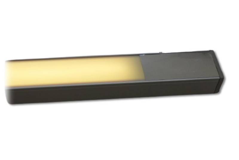 XENON LED Wandleuchte 4005 LED ALU 1,5m Leuchte 43x30mm inkl. Netztel Lichtfarbe Warm Weiß, LED, Xenon / Warm Weiß von XENON