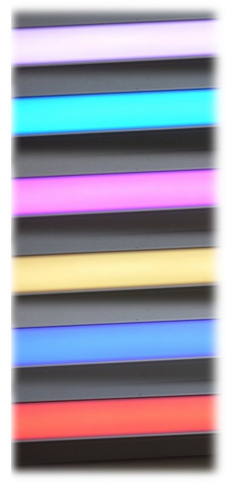 XENON LED Wandleuchte 5100 LED ALU 1,5m Leuchte 43x30mm RGB+CCT inkl. Netzteil + 4Zonen FB, LED, Xenon / RGB + CCT = Mehrfarbig + Warm bis Kalt Weiß von XENON