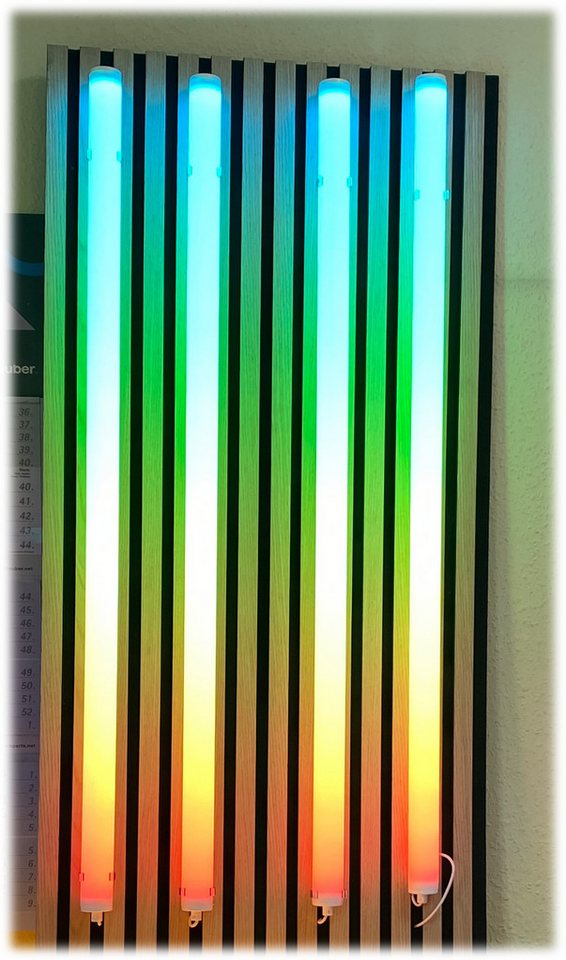 XENON LED Wandleuchte 5363 LED SMART DIGI-Motion Leuchtstab 4x1,00m RGB +Fernbed.+Handy Steu, Xenon / Mehrfarbig XENON LED Wandleuchte 5363 LED SMART DIGI-Motion Leuchtstab 4x1,00m RGB +Fernbed.+Handy Steu, Xenon / Mehrfarbig von XENON