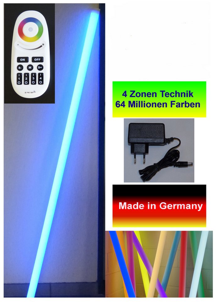 XENON LED Wandleuchte 5453 LED VISION RW 12 Volt 1,53m 4-Zonen RGB + Warm Weiß RF-Fernbed., LED Band (Stripe), Xenon / RGB - Warm Weiß von XENON
